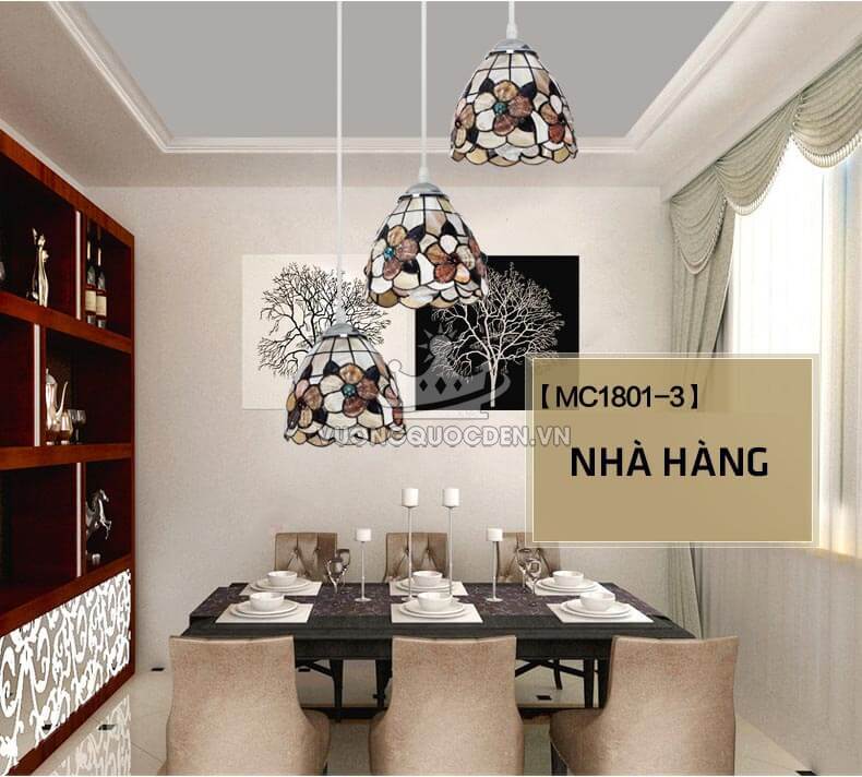 Đèn thả phòng khách phong cách địa trung hải nhập khẩu yb100-3